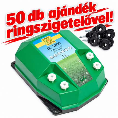 DL 3200 villanypásztor készülék, 12 V, 3,2 J