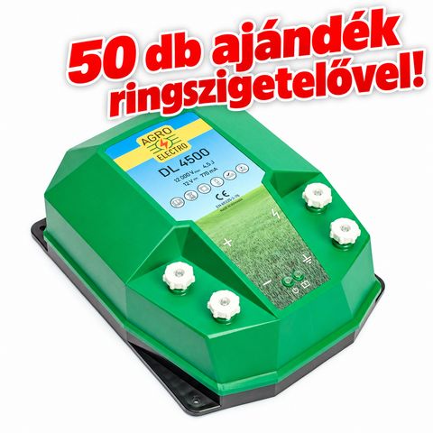DL4500 villanypásztor készülék 12 V, 4,5 J