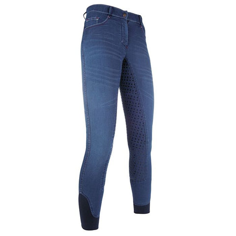 "Summer denim easy" farmer teliszilikonos nadrág, 38-as
