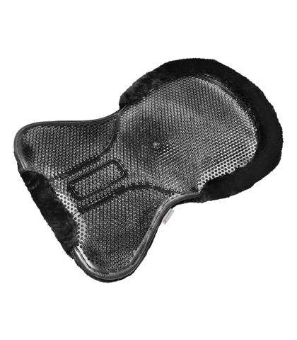 "Rhodes" géles nyeregemelő szőrmével