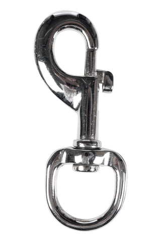 Rugós karabíner vezetőszárhoz, 10cm