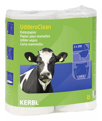 UdderoClean tőgytörlő papír, 2x200 lap
