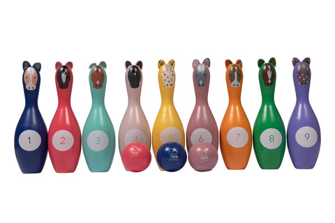 Lovas "bowling" társasjáték