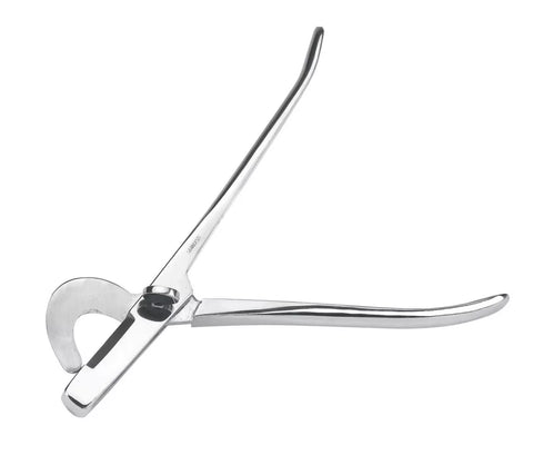 Kasztráló fogó, íves, 19 cm hosszú