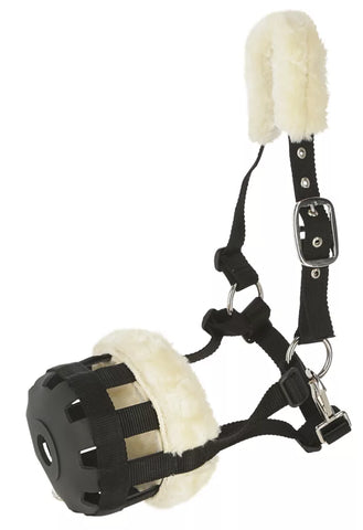 Szőrmés szájkosár lovaknak