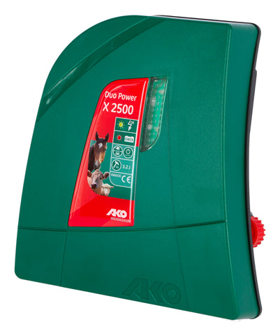 AKO Duo Power X 2500 villanypásztor készülék - 230 V / 12 V, 3,2 J