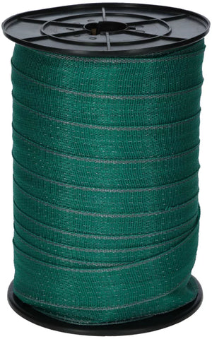 EconomyLine villanypásztor szalag - 40 mm, 200 m, zöld/szürke
