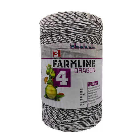 Farmline Dragon 4 villanypásztor-vezeték, 1000 méter