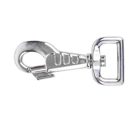 Rugós karabiner, 8cm