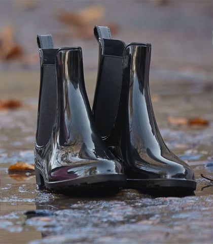 "Shiny" Jodhpur gumicipő