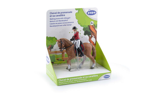 "Flash" sárga mén ló női lovassal