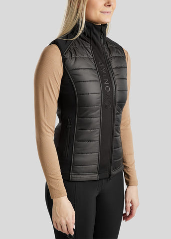 "Emma" softshell lovaglómellémy, fekete