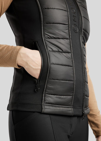 "Emma" softshell lovaglómellémy, fekete