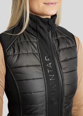 "Emma" softshell lovaglómellémy, fekete