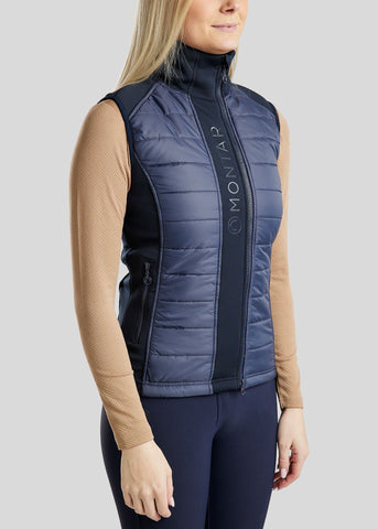 "Emma" softshell lovaglómellény, sötétkék