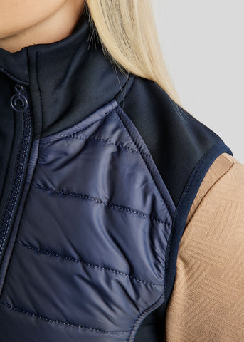 "Emma" softshell lovaglómellény, sötétkék