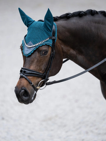 "Modern" fülvédő, teal blue