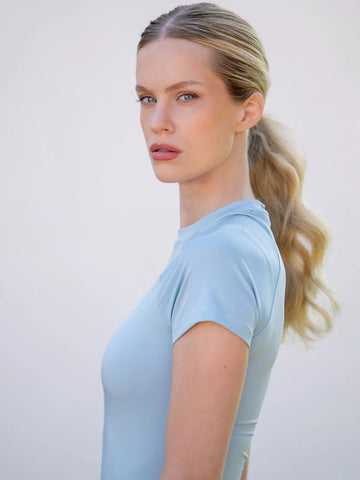 "Dynamic" base layer lovaglófelső, ice blue, M méret