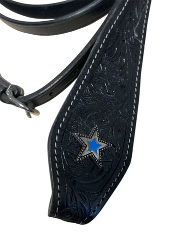 "Sheriff" díszes western kantár szárral