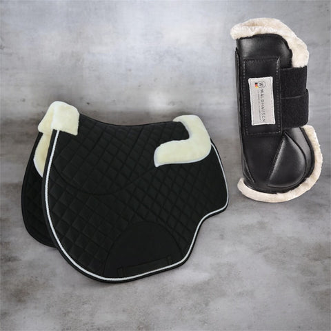 "Furry" fekete szőrmés szett