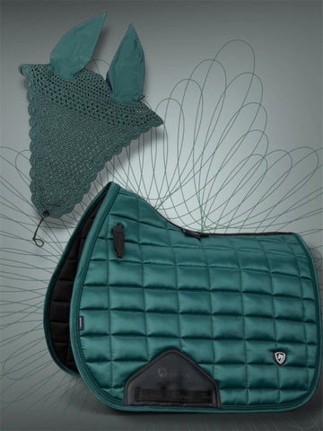 "Emerald" méregzöld nyeregalátét szett