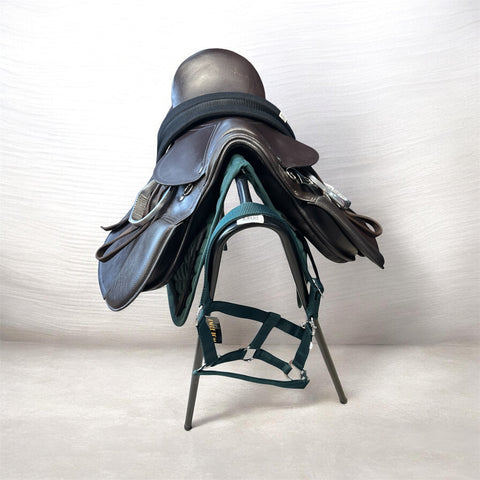 Rómeó bőrnyereg-szett kispóniknak, ajándék kötőfékkel