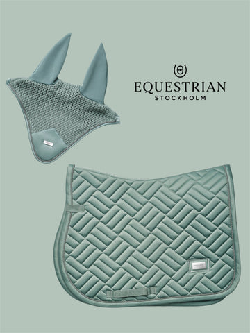 "Modern" ugró nyeregalátét szett, mint green