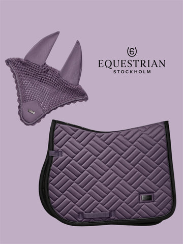 "Modern" ugró nyeregalátét szett, dark violet