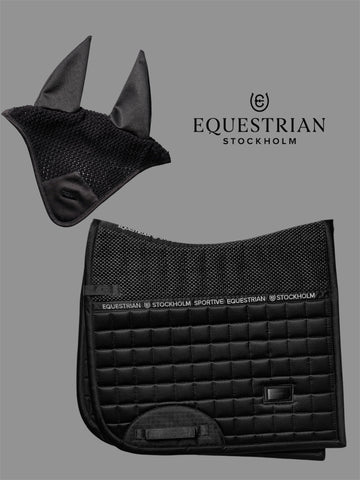 "Dressage Performance" díjlovas nyeregalátét szett, black