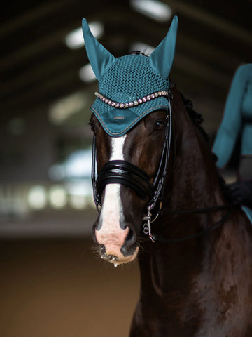 Fülvédő, teal blue