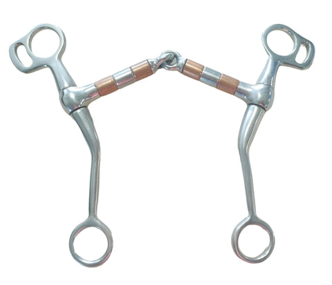 *Feszítő zabla görgőkkel, 13cm